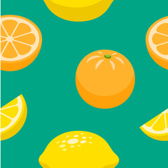 Citrus fruit pattern