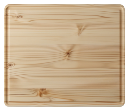 PNG Minimalist wooden cutting board