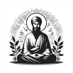 yoga silhouette vector