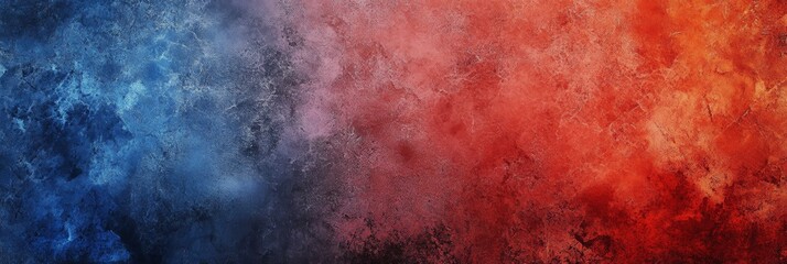 Fototapeta premium An artistic composition features a blend of blue, pink, and red hues creating a striking abstract texture that captivates the viewer