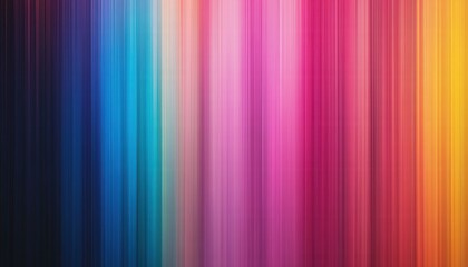 Obraz premium Colorful abstract vertical lines creating a vibrant gradient effect with a smooth blend from dark blue to bright orange