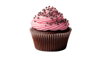 Cup cake on transparency background PNG