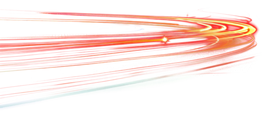 PNG Dynamic light trails motion