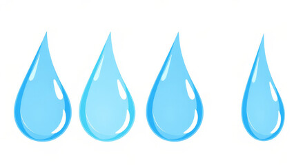 Wassertr&ouml;pfchen in verschiedenen Formen