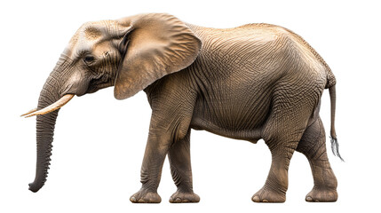 Obraz premium Elephant isolated on white background