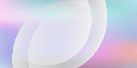 Abstract white background with red circle lines. Digital future technology concept.