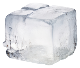 PNG  Clear frozen ice cube block