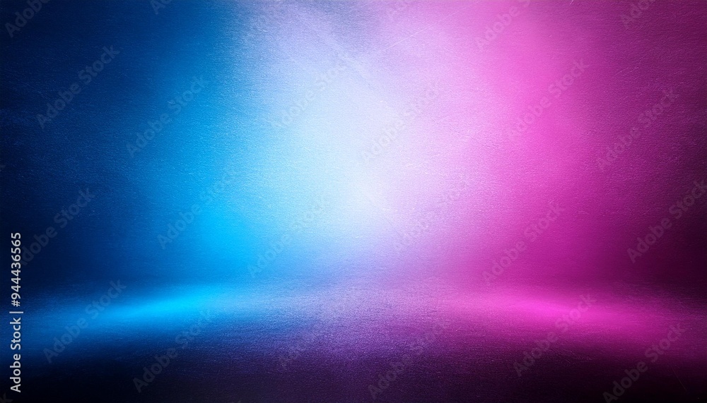 Poster blue pink purple color gradient rough abstract background shine bright light and glow template empty