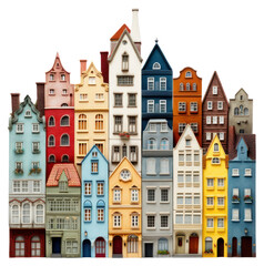 Fototapeta premium PNG Building architecture house city.