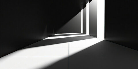 A sleek, modern black and white background with clean, geometric shapes, creating a minimalist and elegant aura.