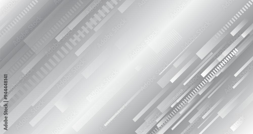 Aufkleber Modern high-tech background for presentations and websites. Abstract background with glowing dynamic lines. Futuristic grey stripes with squares.