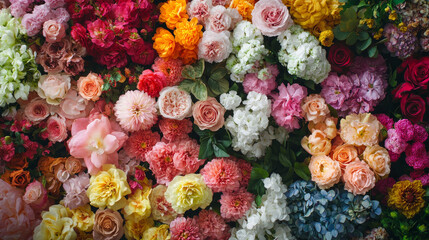 Fototapeta premium Soft, natural light could be used to illuminate the flowers, enhancing their colors and textures