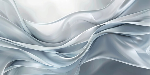 Obraz premium An elegant abstract background in shades of silver and gray, exuding sophistication and modernity.