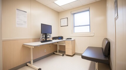 Modern Medical Examination Room
