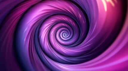 Purple Spiral Swirl Abstraction