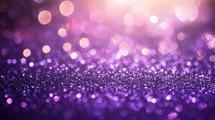 Purple Glitter Abstract Background