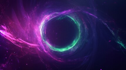 Abstract Vortex Light Art