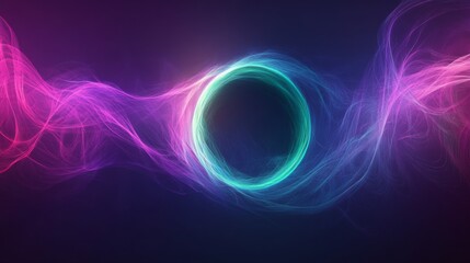 Colorful Abstract Smoke Ring