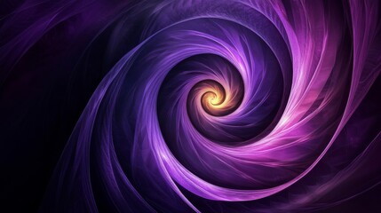 Fototapeta premium Abstract Purple Swirl Art