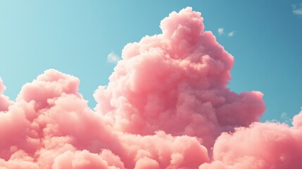 Pink Cotton Candy Clouds