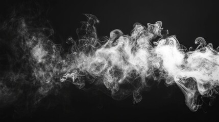 Smoke in Dark Background