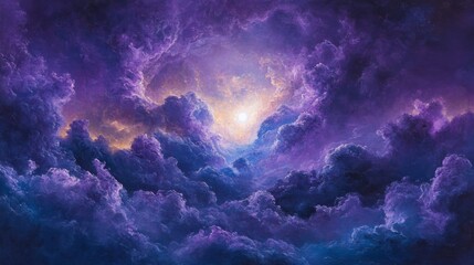 Surreal Cosmic Clouds Fantasy