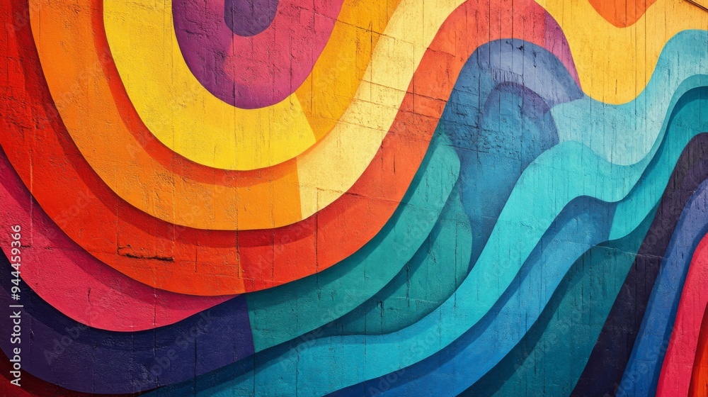 Wall mural Colorful Abstract Wall Mural