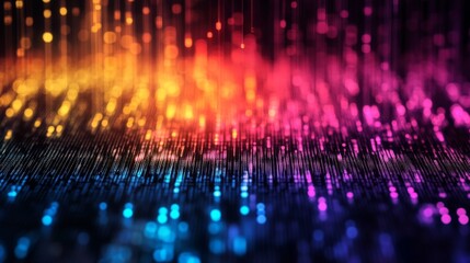 Vibrant Colorful Abstract Light Streaks
