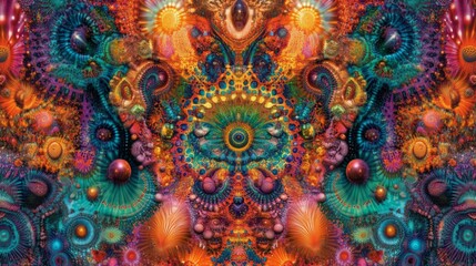 Colorful Abstract Psychedelic Art
