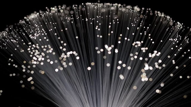 Science or technology background made of fiber optics.
