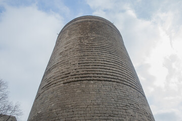 Maiden Tower Baku . The Maiden Tower also known as Giz Galasi, located in the Old City in Baku, Azerbaijan. Maiden Tower was built in the 12th century . the arthitecture of azerbaijan maiden tower .