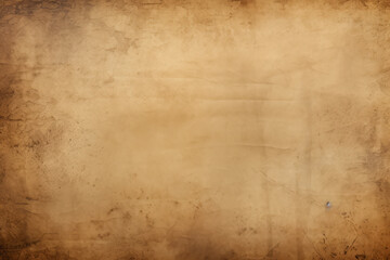 Obraz premium Processed collage of ancient scroll sheet of brown aged paper texture. Background for banner