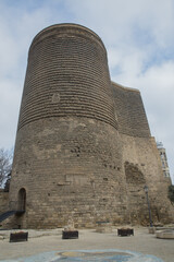 The Maiden Tower also known , located in the Old City in Baku, Azerbaijan. Maiden Tower was built in the 12th century . the arthitecture maiden tower . Maiden Tower Baku .