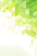 A Neon Green Abstract Backdrop with Geometric Shapes