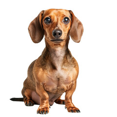 dachshund dog isolated on white