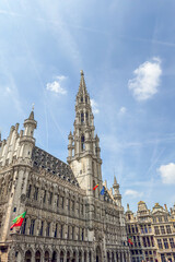 Beautiful landmarks in Brussels, Belgium