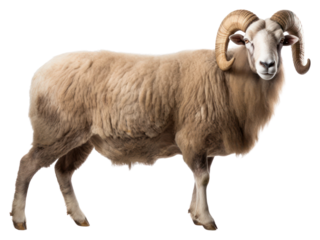 PNG Arles Merino Sheep Ram sheep livestock standing.