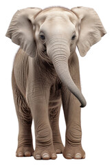 PNG Baby elephant wildlife standing animal.