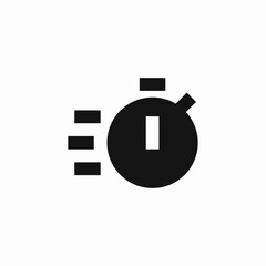 time stopwatch fast clock icon