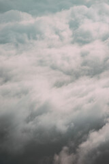 Obraz premium clouds in the sky from aeroplane 