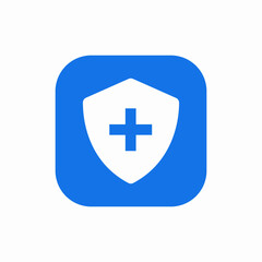 aid medicine shield protection icon