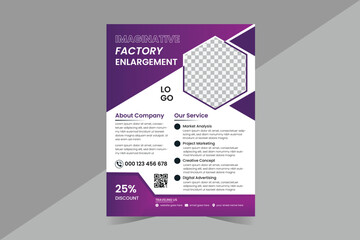 Professional creative business flyer design, layout stock template business flyer design, modern creative flyer design.