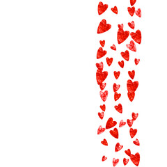 San Valentin Day Vector. Romantic Sparkle For Present. Luxury Frame. Pink Retro Illustration. Abstract Wallpaper For Gift. Rose Wedding Poster. Red San Valentin Day Vector.