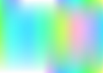 Abstract Texture. Holographic Gradient. Soft Futuristic Template. Pearlescent Gradient. Shiny Banner. Psychedelic Blur Background. Vintage Foil. Neon Light. Green Abstract Texture