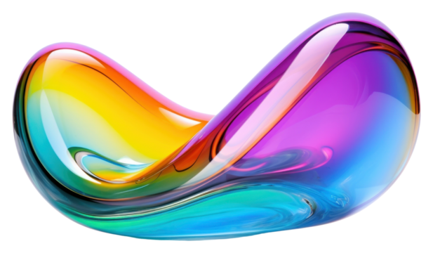 PNG Solid rainbow shape lightweight creativity.