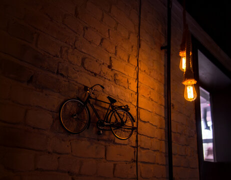 bicycle in front of a house - Powered by Adobe