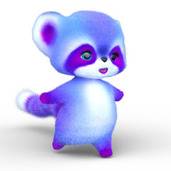 アライグマ　3DCGレンダリング