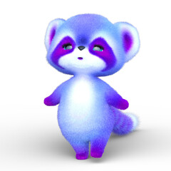 アライグマ　3DCGレンダリング