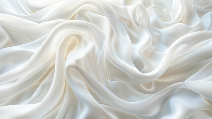 Fototapeta premium Lightweight White Textured Fabric