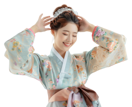 PNG  Korean woman clothing apparel fashion.